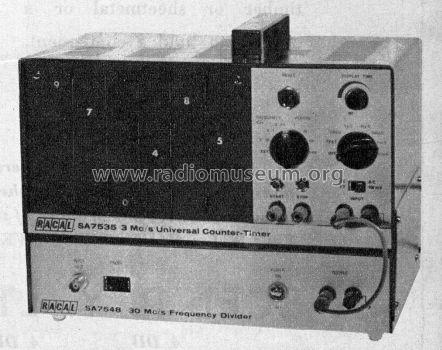 Frequency Divider SA7548; Racal Electronics (ID = 1228857) Equipment