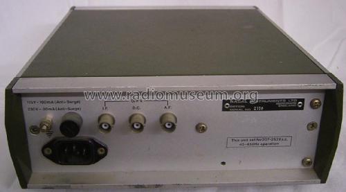 Modulation Meter 9009; Racal Engineering / (ID = 1906234) Equipment