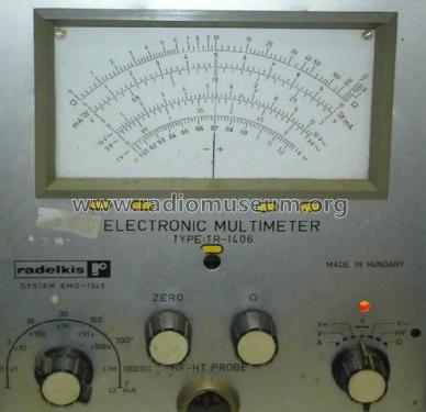 Multimeter 1345 - TR-1406; Radelkis Ktsz.; (ID = 1131639) Equipment