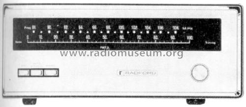 FM Tuner FMT2 FMT2-MPX; Radford Audio Ltd.; (ID = 380399) Radio