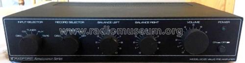 Renaissance Series Valve Pre-Amplifier SC25; Radford Audio Ltd.; (ID = 2715420) Ampl/Mixer