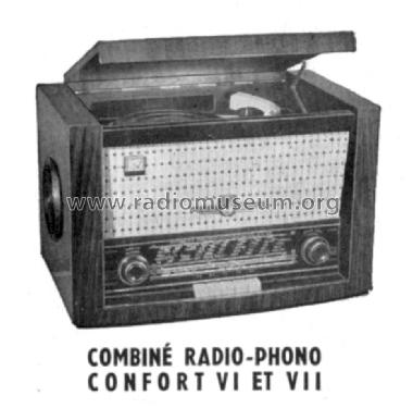 Confort VI Combiné Radio-Phono ; Radialva, Véchambre (ID = 1376828) Radio