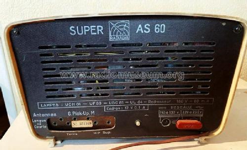 Super-As 60; Radialva, Véchambre (ID = 3087211) Radio