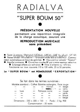 Super Boum 50; Radialva, Véchambre (ID = 2317437) Radio