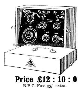 Radiax Super 2-Valve Set No. 24 Type H.F.D.R.; Radiax, London (ID = 1072503) Radio