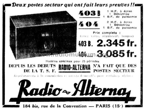 403B; Radio-Alterna, F. (ID = 2646770) Radio