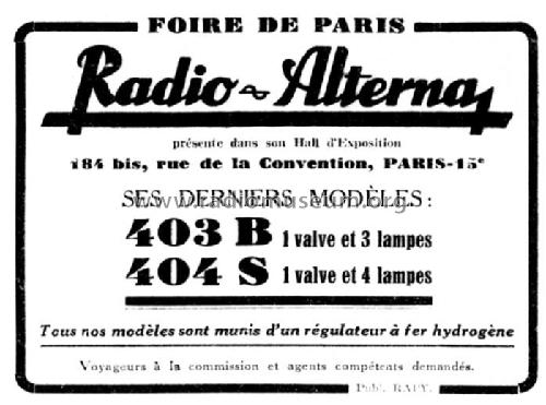 403B; Radio-Alterna, F. (ID = 2646926) Radio