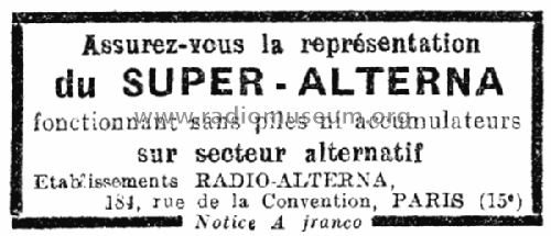 Super-Alterna ; Radio-Alterna, F. (ID = 2647718) Radio