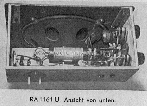 Allstrom-Kleinempfänger RA1161U; Radio Amateur, (ID = 2652578) Radio