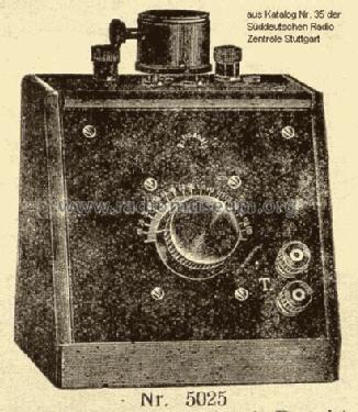 Detektor-Empfänger C 5025; Radio-Amato, Otto (ID = 37912) Galène