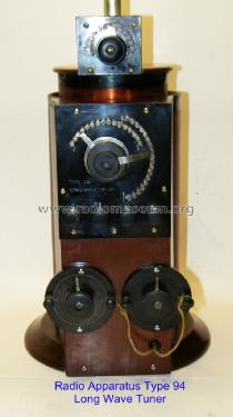 Long Wave Tuner Type 94; Radio Apparatus Co.; (ID = 1577092) mod-pre26