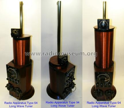 Long Wave Tuner Type 94; Radio Apparatus Co.; (ID = 1577104) mod-pre26