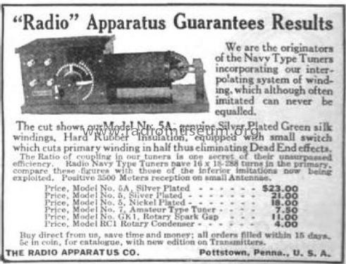 Loose Coupler ; Radio Apparatus Co.; (ID = 3079042) mod-pre26