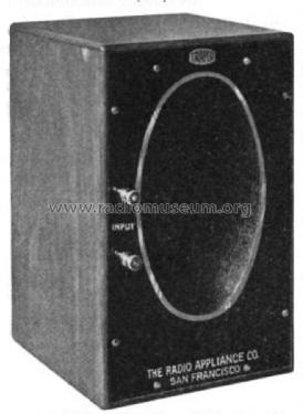 Traco Loud Speaker ; Radio Appliance Co., (ID = 1432532) Speaker-P