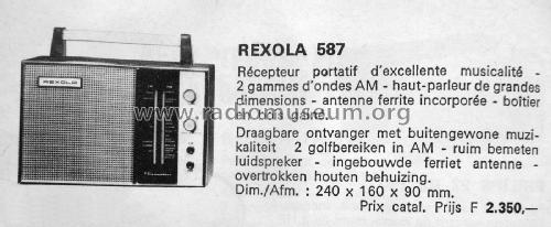 587; Radio-Bourse Rexola, (ID = 2966056) Radio