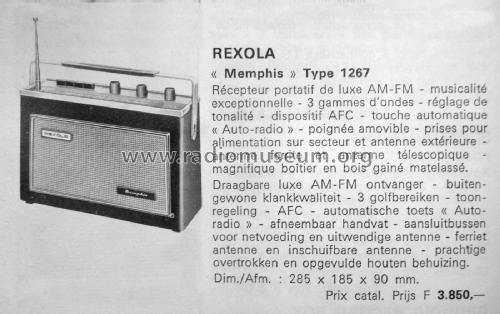 Memphis 1267; Radio-Bourse Rexola, (ID = 2966052) Radio