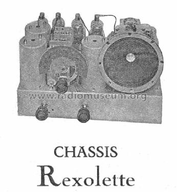 Rexola Chassis Rexolette ; Radio-Bourse Rexola, (ID = 1170203) Radio