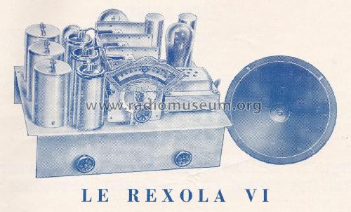 Rexola VI Chassis ; Radio-Bourse Rexola, (ID = 1936753) Radio