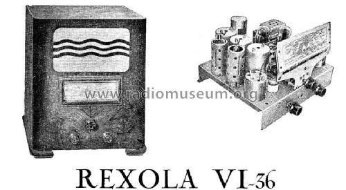 Rexola VI-36 361A; Radio-Bourse Rexola, (ID = 1041901) Radio