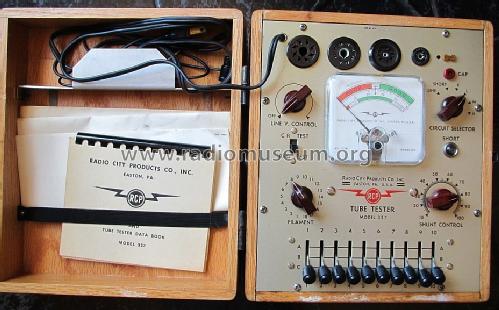 327P Tube Tester; Radio City Products (ID = 1677939) Equipment