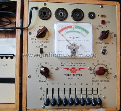 327P Tube Tester; Radio City Products (ID = 1677940) Equipment