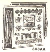 808AA Tube Tester-VTVM; Radio City Products (ID = 228542) Ausrüstung