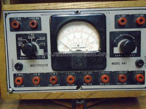 Multitester 447; Radio City Products (ID = 2102116) Equipment