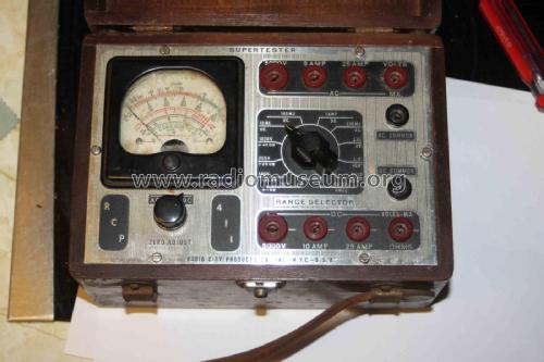 Supertester Multimeter RCP-411P; Radio City Products (ID = 1802441) Equipment