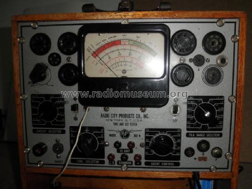 RCP Tube and Set Tester 802N ; Radio City Products (ID = 1704380) Equipment