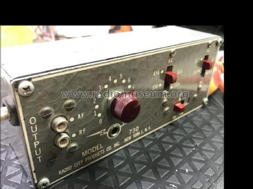 Signal Generator 730; Radio City Products (ID = 2134542) Equipment