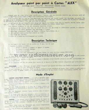 Analyseur à Cartes Alex; Radio-Contrôle; Lyon (ID = 2416663) Equipment