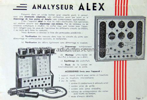 Analyseur à Cartes Alex; Radio-Contrôle; Lyon (ID = 2416666) Equipment