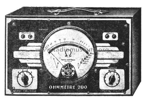 Ohmmetre 200 Multitest; Radio-Contrôle; Lyon (ID = 2838745) Equipment