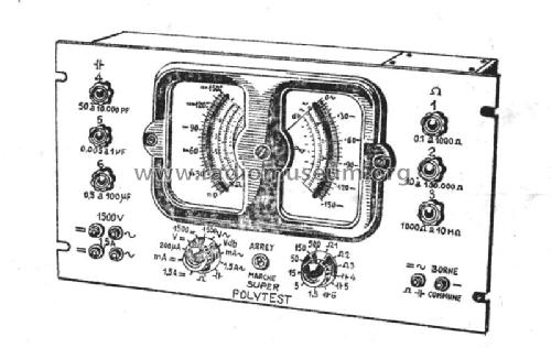 Super-Polytest D9000; Radio-Contrôle; Lyon (ID = 1051098) Equipment
