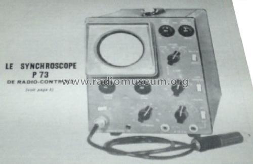 Synchronoscope P 73; Radio-Contrôle; Lyon (ID = 1753968) Equipment