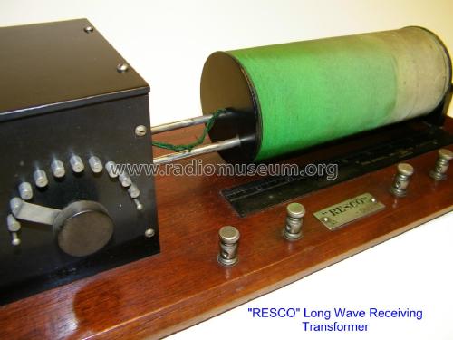 Resco Long Wave Receiving Transformer ; Radio Electric (ID = 1985114) mod-pre26