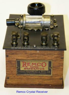 Remco Crystal Receiver ; Radio Equipment & (ID = 1335135) Crystal