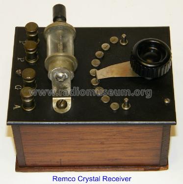Remco Crystal Receiver ; Radio Equipment & (ID = 1335140) Galena