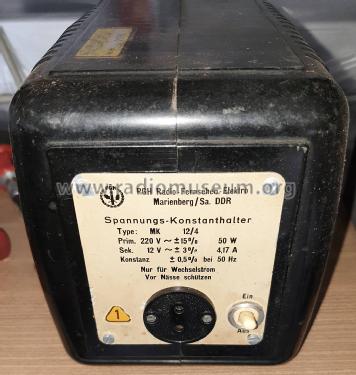 Spannungs-Konstanthalter MK 12/4; Radio-Fernsehen- (ID = 2794411) Power-S