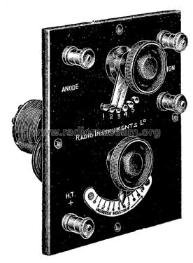 Variable Intervalve Reaction Unit Type B; Radio Instruments (ID = 1073005) Radio part