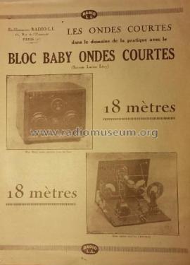 Bloc Baby Ondes Courtes ; Radio L.L. Lucien (ID = 2305875) Radio