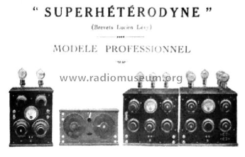 Superhétérodyne Modèle professionnel ; Radio L.L. Lucien (ID = 2219006) Radio