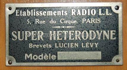 Synchrodyne 3611; Radio L.L. Lucien (ID = 219856) Radio