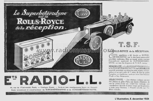 Superhétérodyne Type 24; Radio L.L. Lucien (ID = 408618) Radio