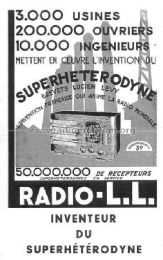 Synchromatic B 39B; Radio L.L. Lucien (ID = 1524174) Radio