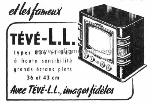 Téléviseur 836; Radio L.L. Lucien (ID = 1449564) Télévision