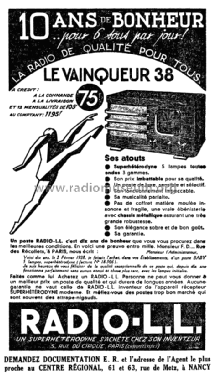 Vainqueur 38; Radio L.L. Lucien (ID = 1986947) Radio