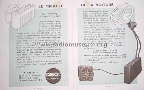 Le Miracle de la Voiture ; Miracle, Radio-Lyon, (ID = 1614777) Car Radio