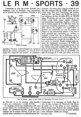 Sport 39; Radio-Manufacture RM (ID = 2506312) Radio