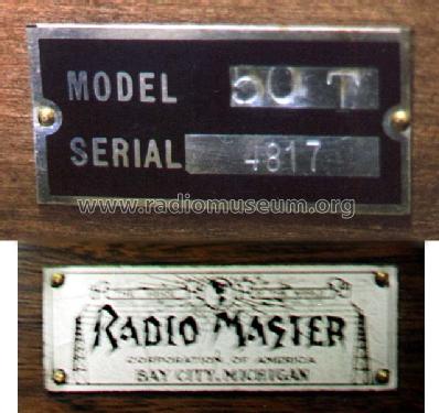 50T ; Radio Master Corp.; (ID = 73530) Radio